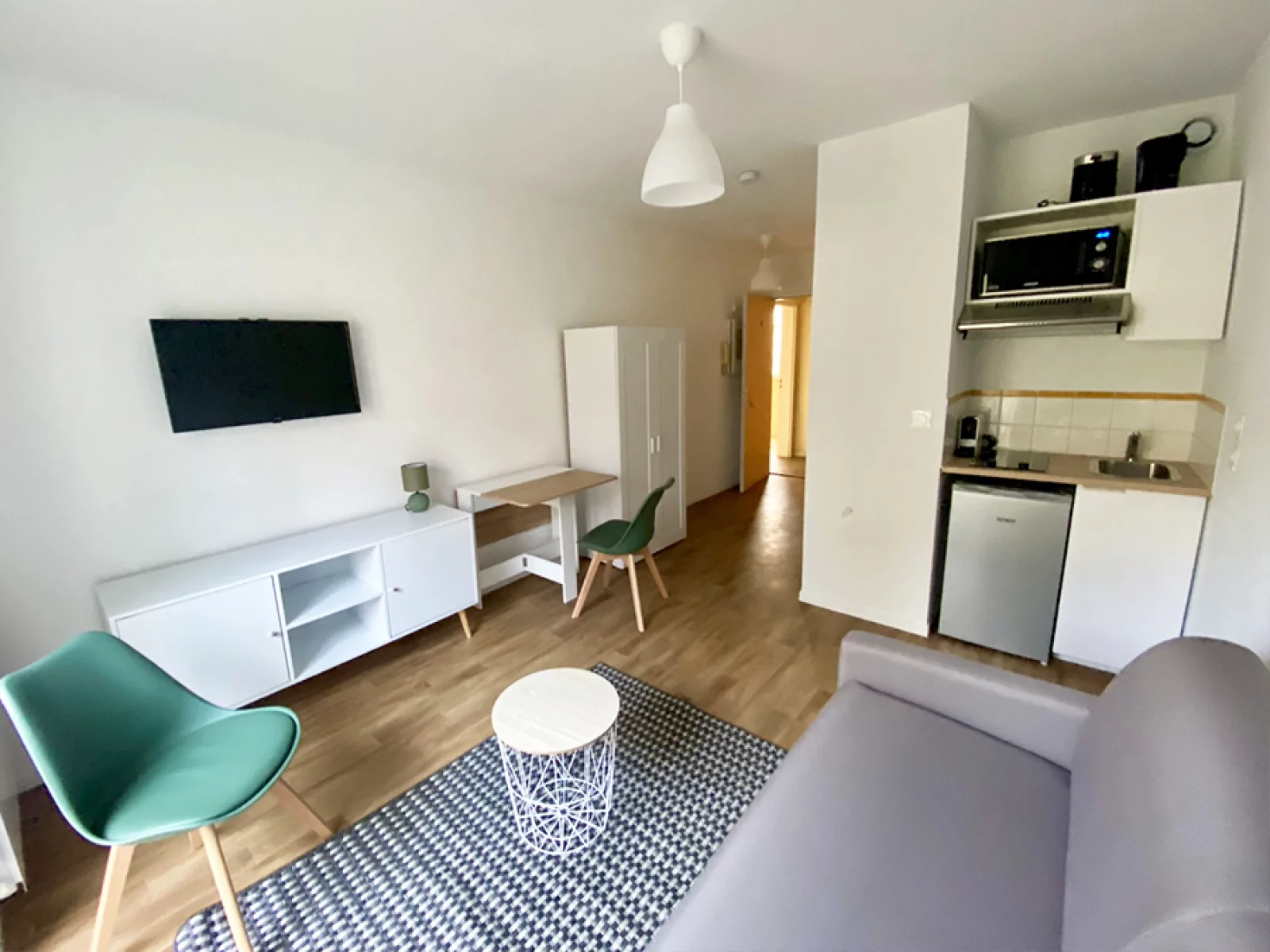 Location studio meubl 20m (Rouen - Darntal 76) 