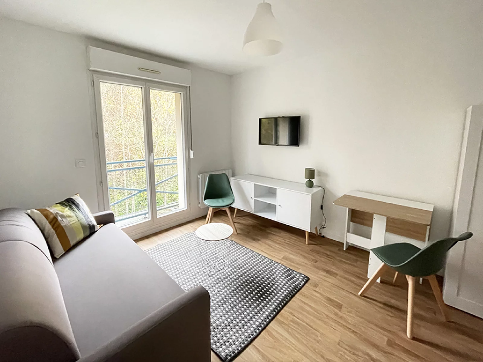 Location studio meubl 19m (Rouen - Darntal 76) 