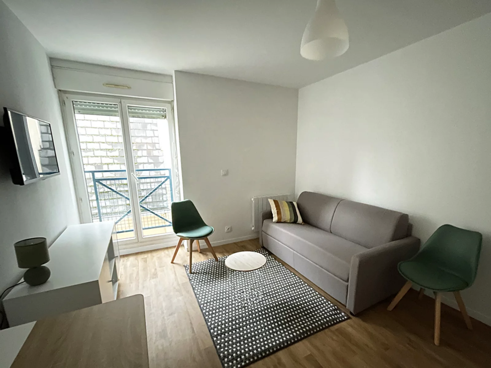 Location studio meubl 20m (Rouen - Darntal 76) 