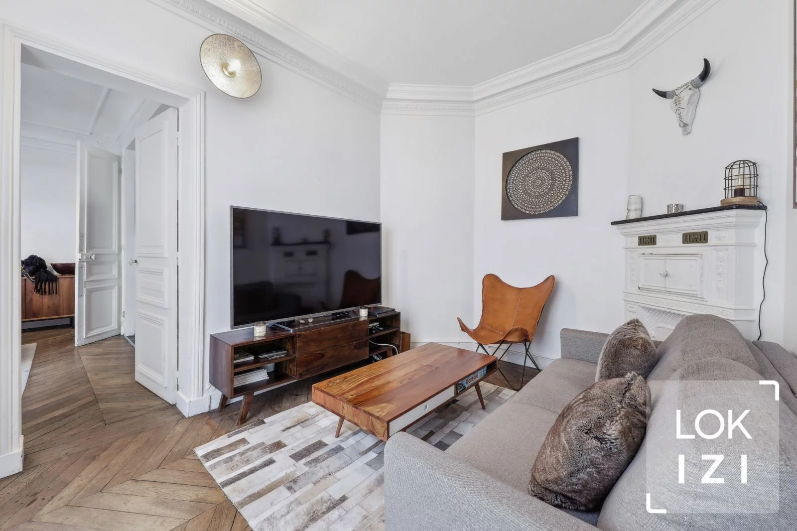 Location appartement meublé 2 pièces 48m² (Paris 16)