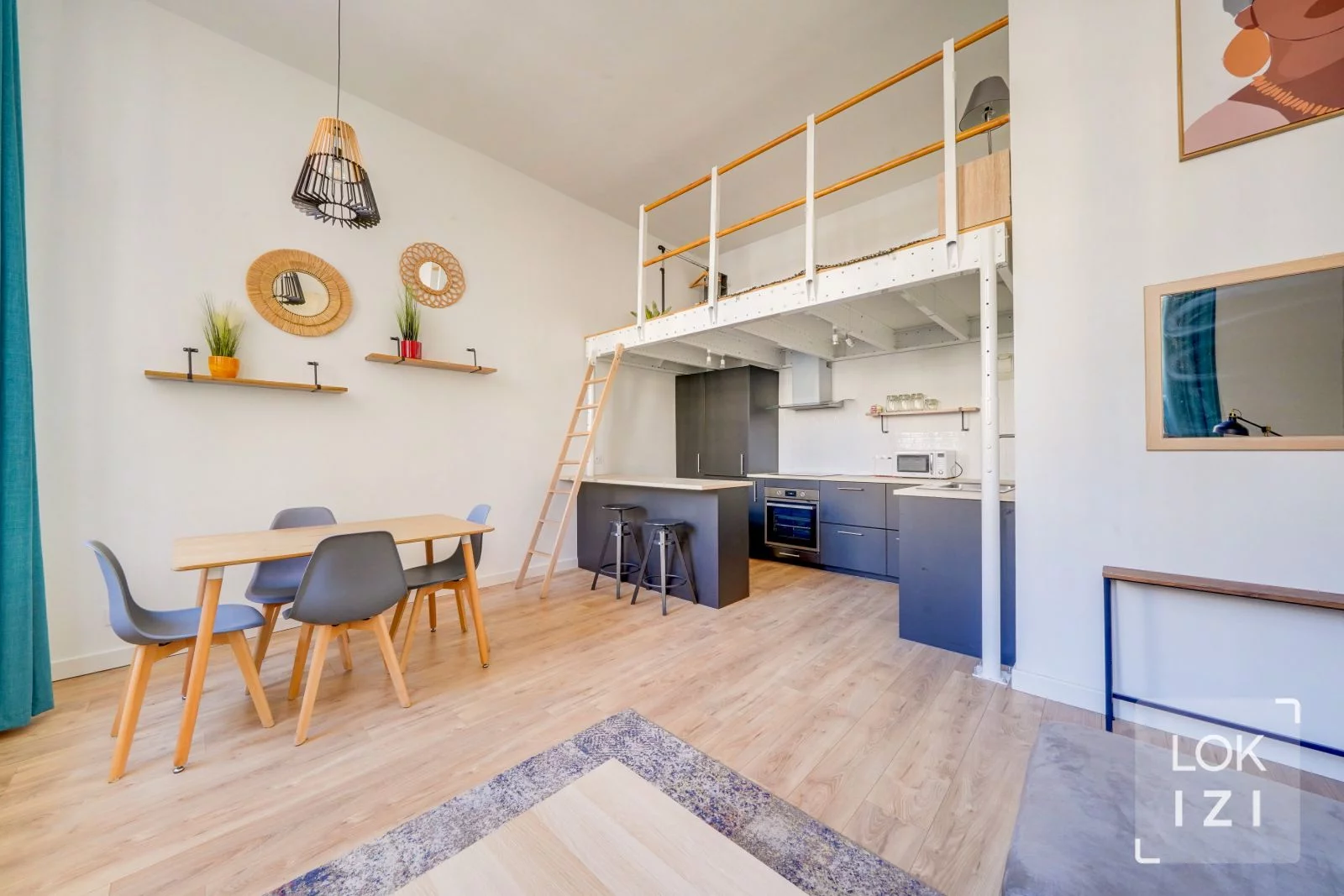 Location appartement meubl T2bis de 49m (Bordeaux - St Michel)