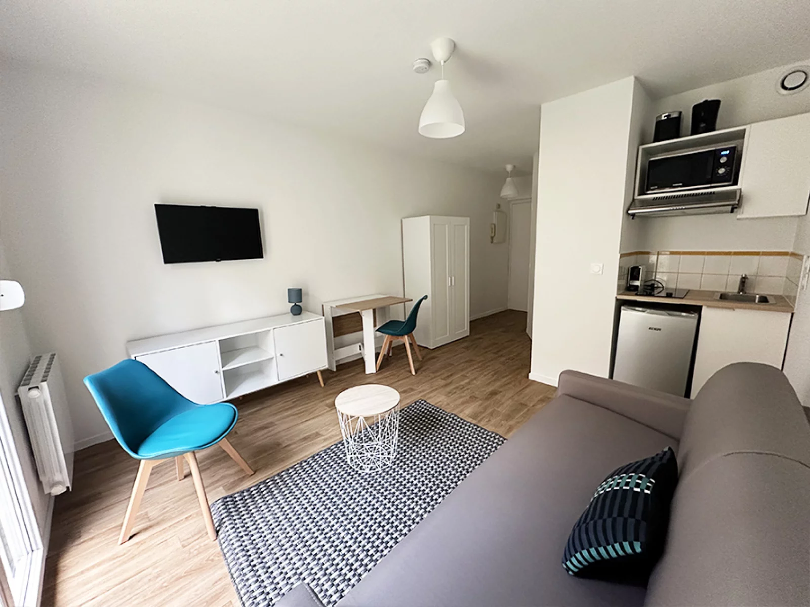 Location studio meubl 20m (Rouen - Darntal 76) 