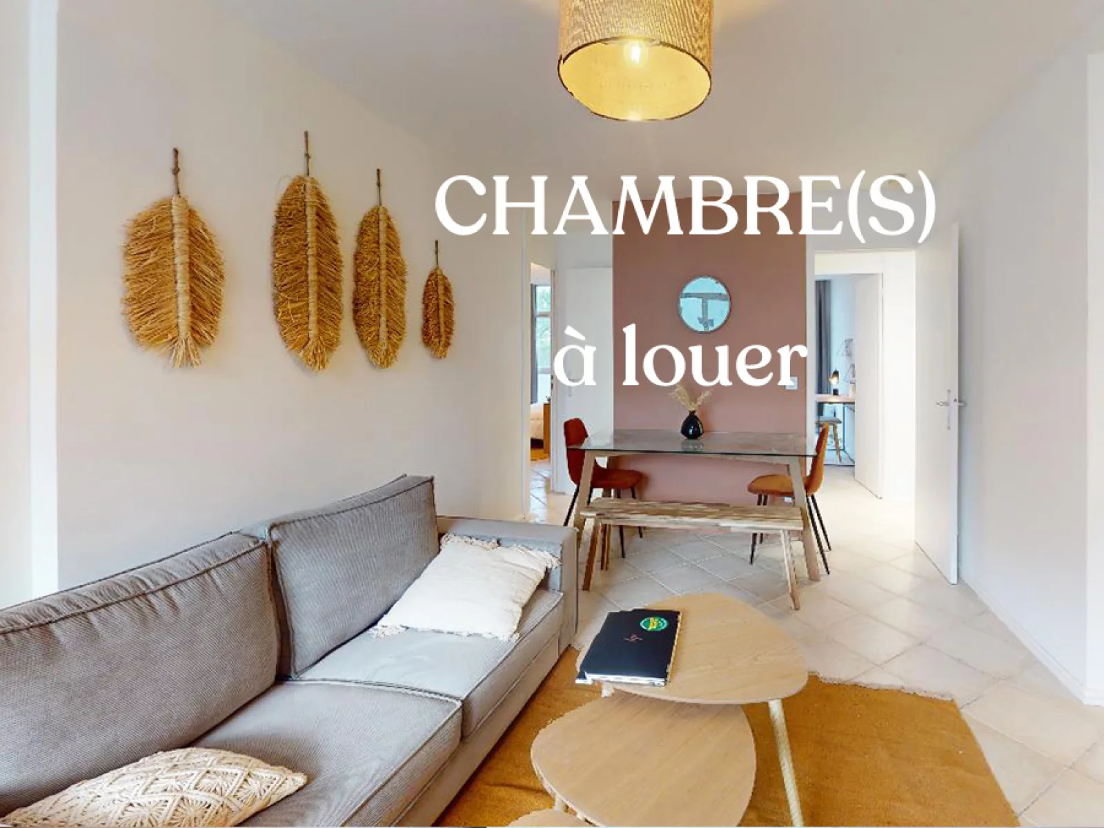 Location chambre meubl�e 18m� dans coliving T5 (Lyon 8)