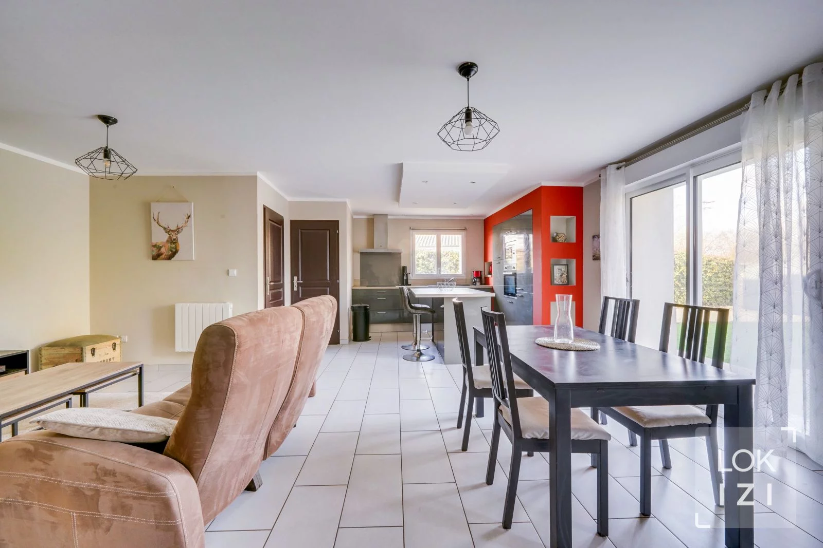 Location maison meuble T3bis 96m (Soussans / Margaux 33)