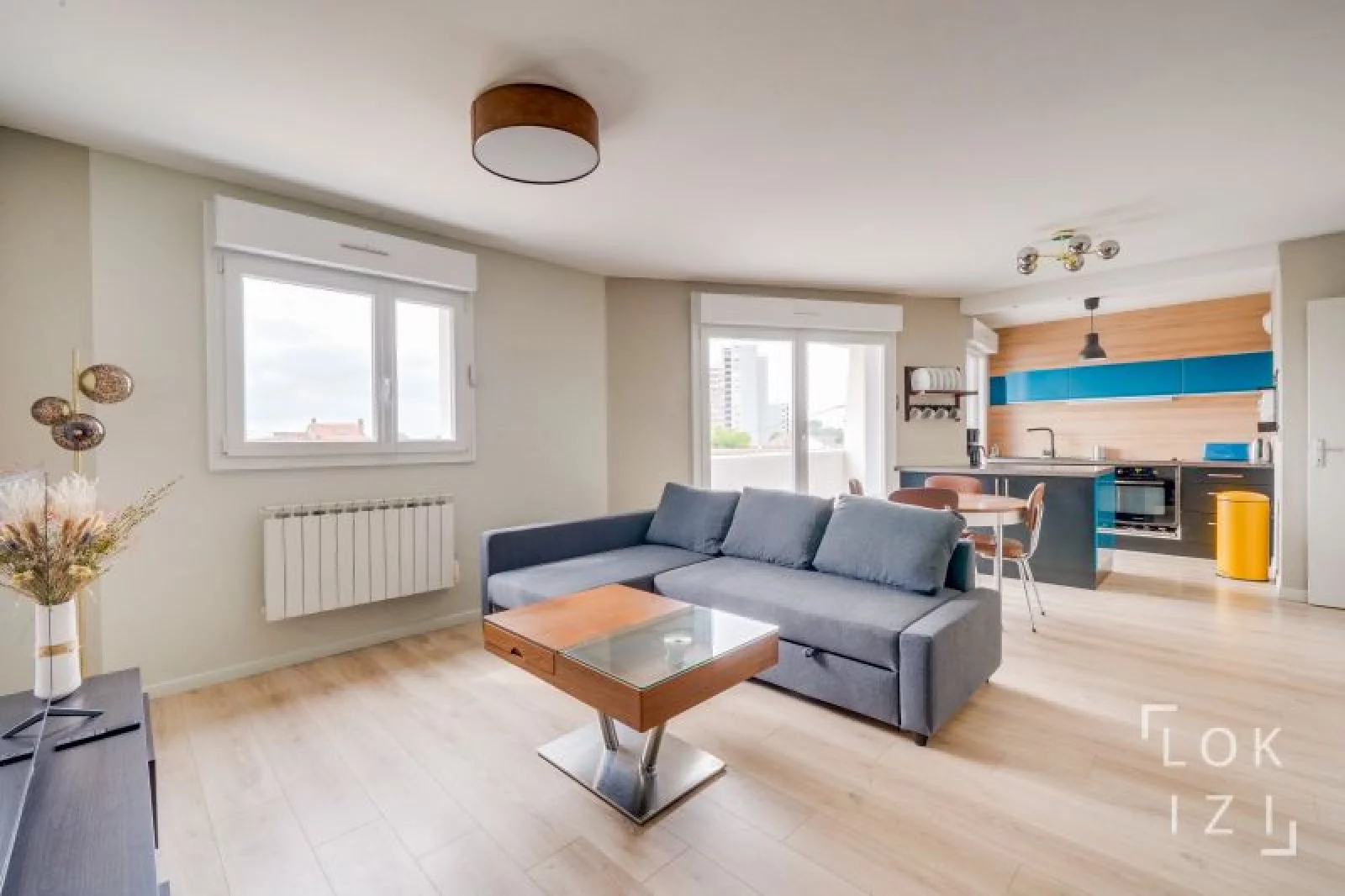 Location appartement meublé 3 pièces 61m² (Bordeaux - Barrière de Toulouse)