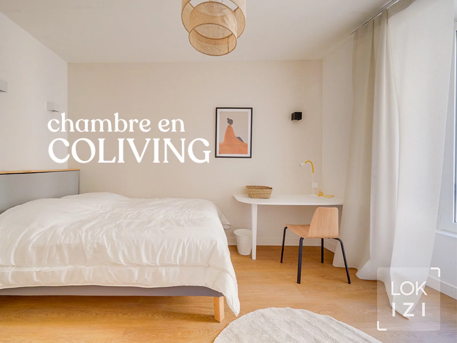 Location chambre meuble 23m coliving (Bordeaux Bastide)