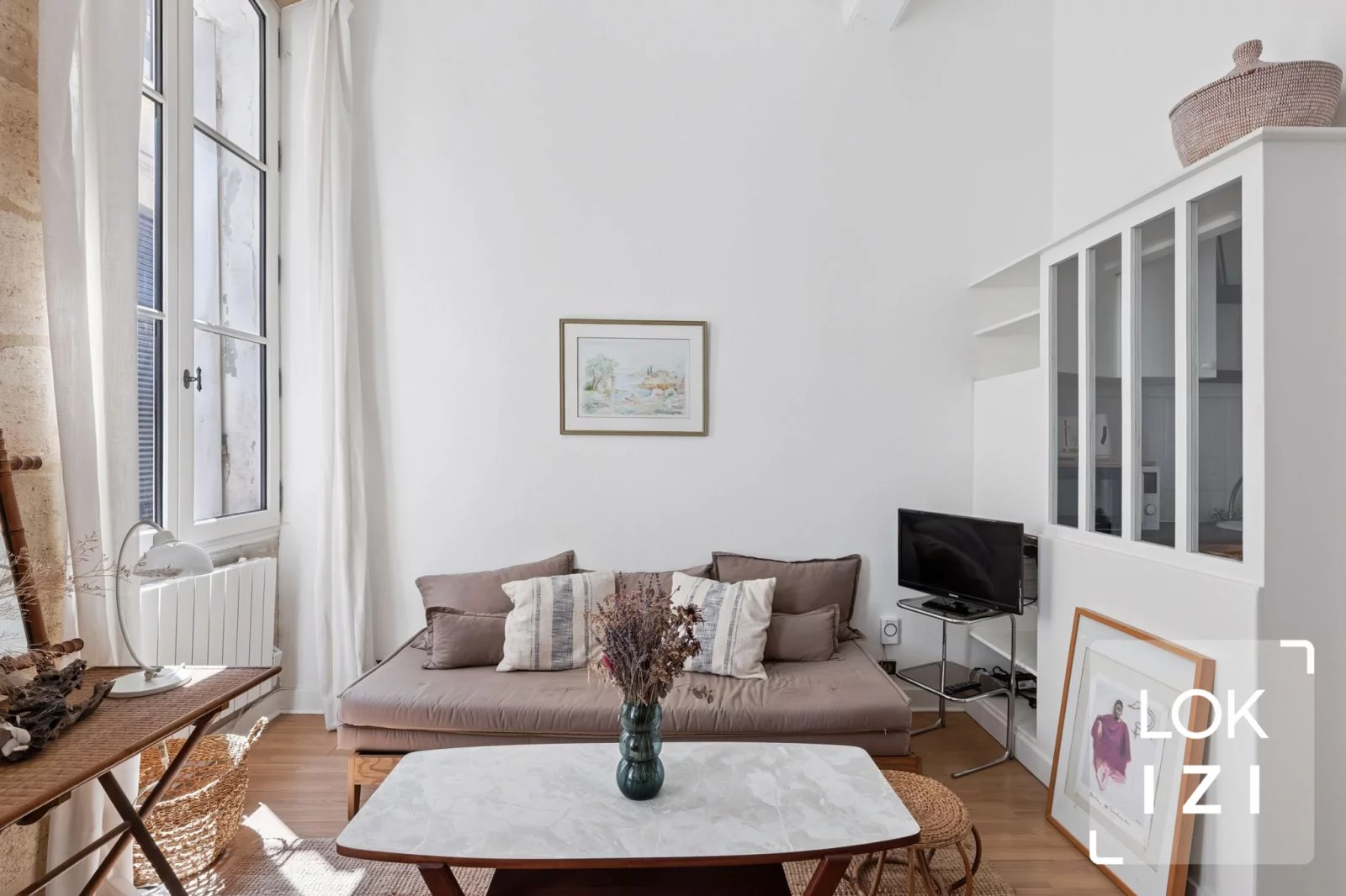 Location appartement meubl 2 pices 45m (Bordeaux centre)