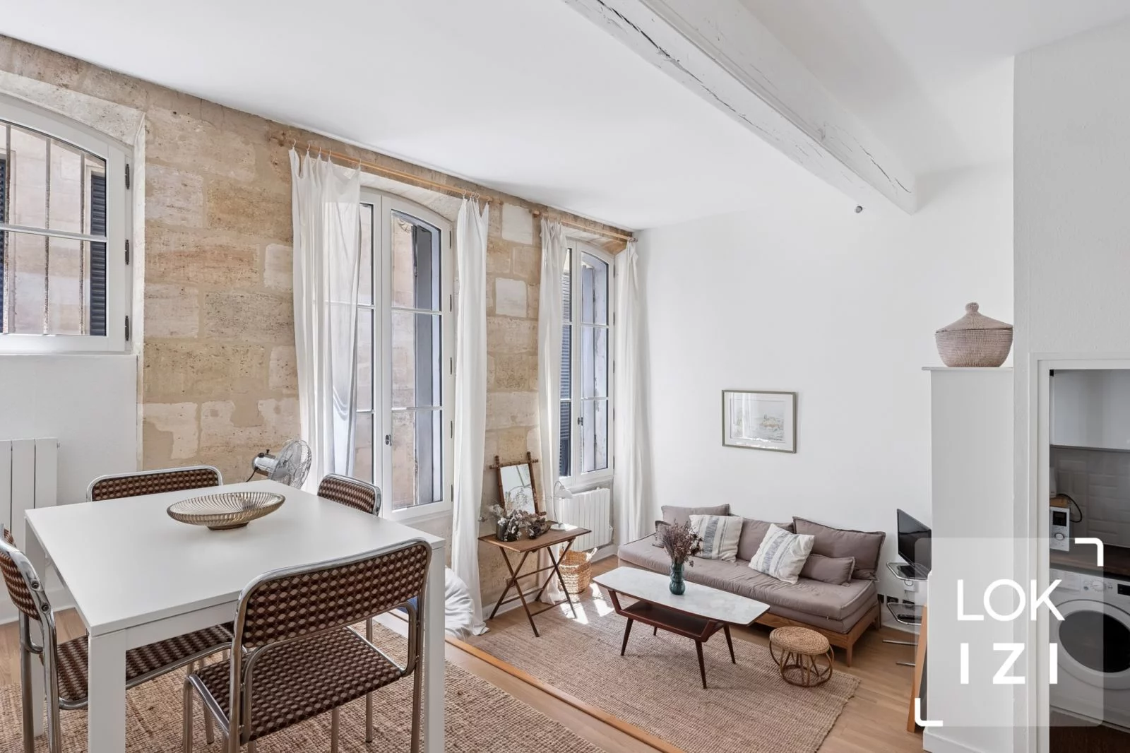 Location appartement meubl 2 pices 45m (Bordeaux centre)