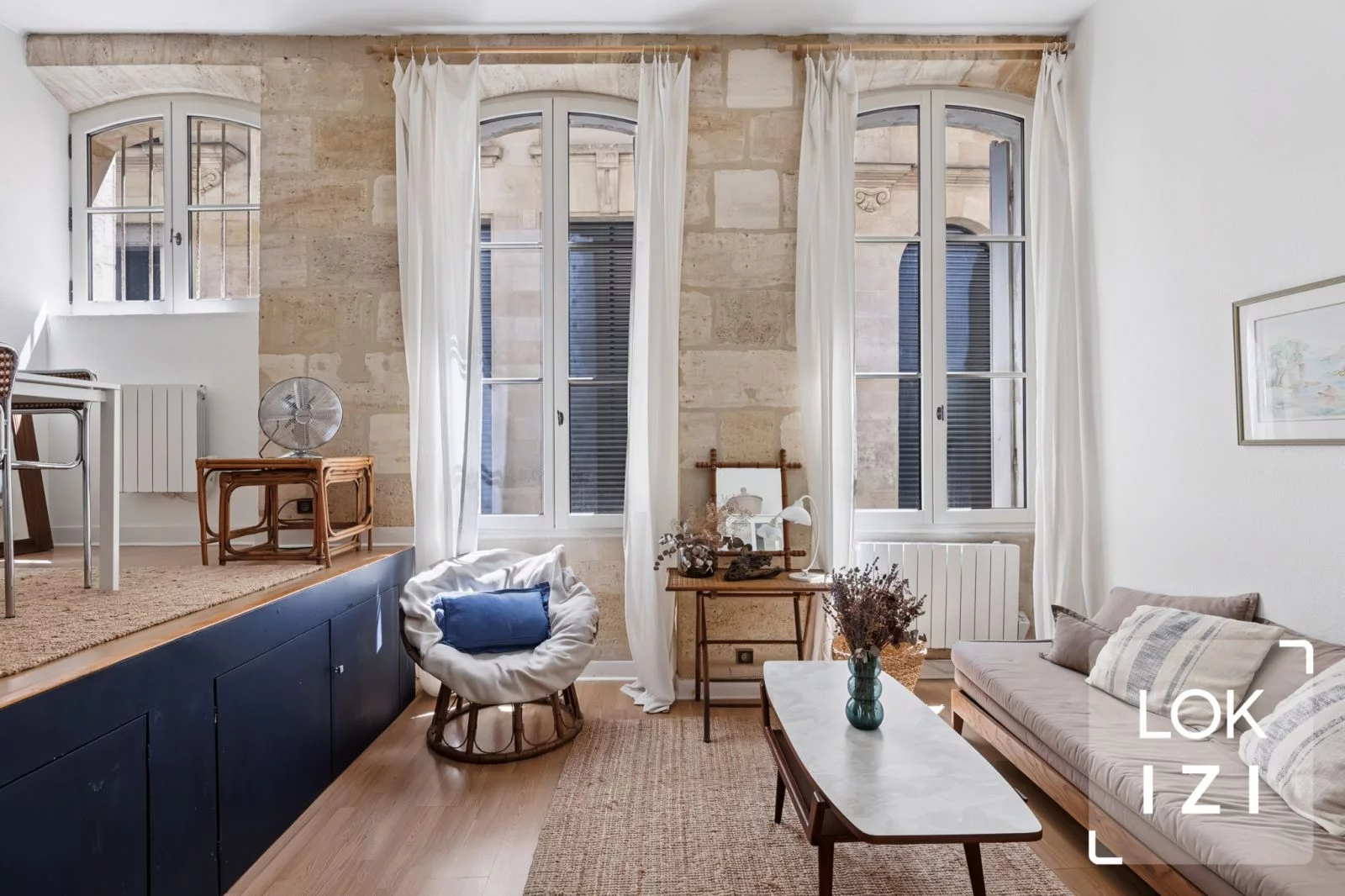 Location appartement meubl 2 pices 45m (Bordeaux centre)