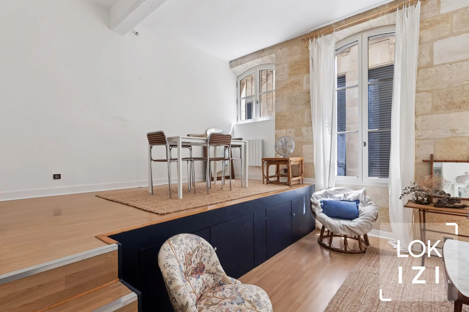 Location appartement meubl 2 pices 45m (Bordeaux centre)