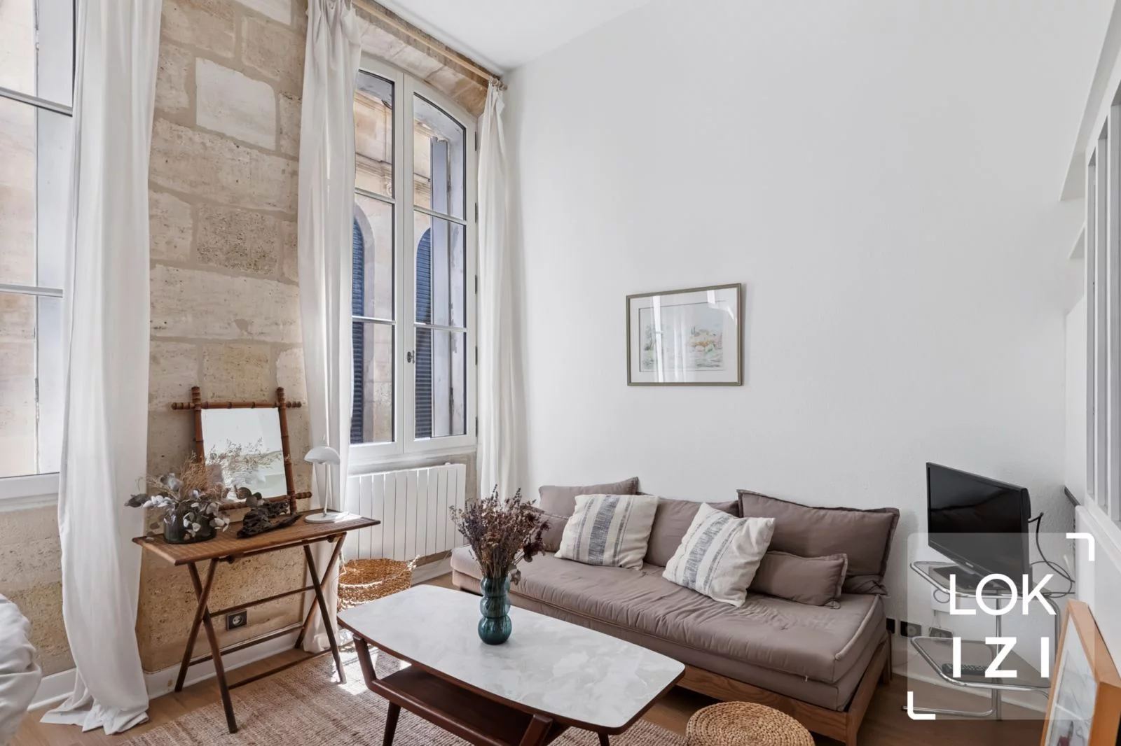 Location appartement meubl 2 pices 45m (Bordeaux centre)