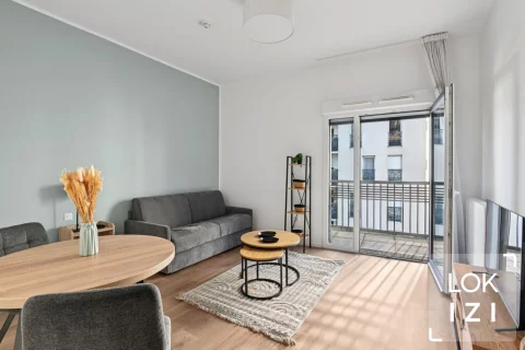 Location studio meublé 27m² avec balcon (Saint-Ouen 93 - Paris nord)