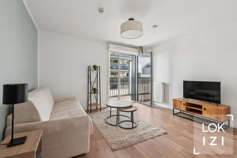 Location studio meublé 27m² avec balcon (Saint-Ouen 93 - Paris nord)