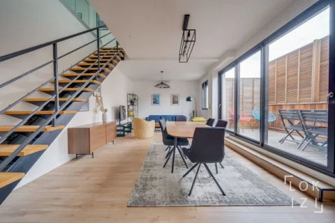 Location appartement duplex meublé 4 pièces 109m² (Bordeaux - Ornano)