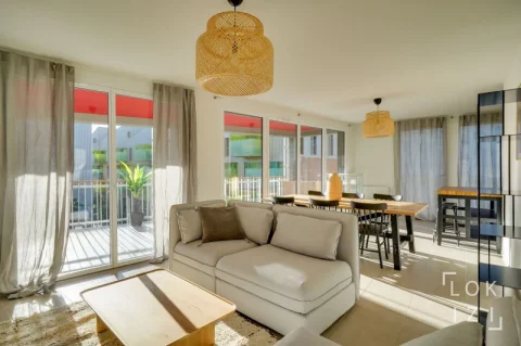 Location appartement meublé 3 pièces 70m² (Bordeaux - Bassins à flot)