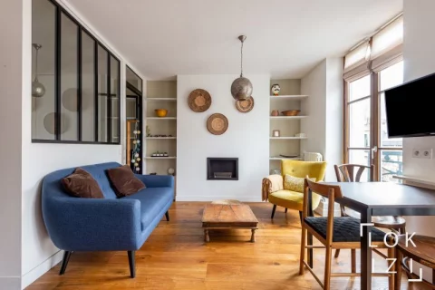 Location appartement meublé 3 pièces 40m² (Paris 3 - Marais)