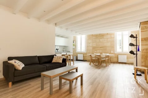 Location appartement duplex meublé 4 pièces 85m² (Bordeaux)