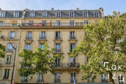 Location appartement meublé 3 pièces 57m² (Paris 19 - Buttes Chaumont)
