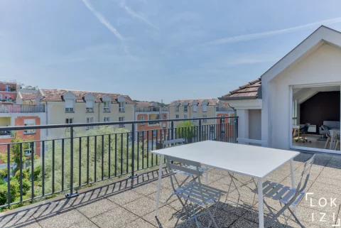  Location appartement duplex meublé 3 pièces 67m² (Paris est - Bry s/ Marne)