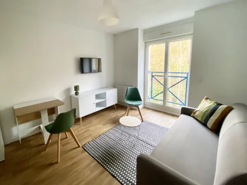 Location studio meublé 20m² (Rouen - Darnétal 76) 