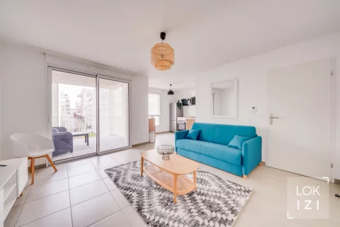 Location appartement meublé 2 pièces 46m² (Bordeaux - Brazza)